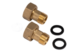 Счетчик водяной ЭКОМЕРА - 15 - 110  универсальный  (с комплектом)