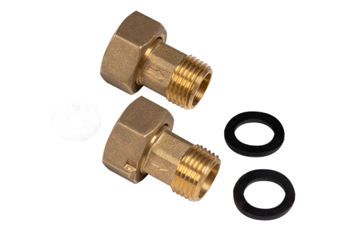 Счетчик водяной ЭКОМЕРА - 15 - 110  универсальный  (с комплектом)