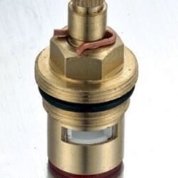 WKF-038L,Кран-букса керамическая 1/2, поворот 180°, шлица 24, для смесителей с крестовой ручкой