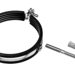 Хомут сантехнический (6")  155-162 гайка м10 с прокл болтом и дюбелем 50 шт