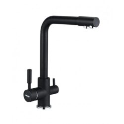 SAF18-A092KB, см-ль для кух. с подключением к фильтру с питьевой водой, (черный матовый гранит)