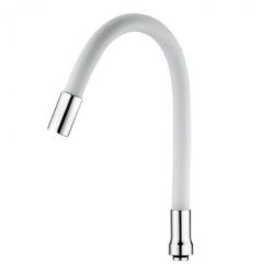 WKC-057KW,силиконовый излив БЕЛЫЙ для комбинирования с корпусом SOP4-F