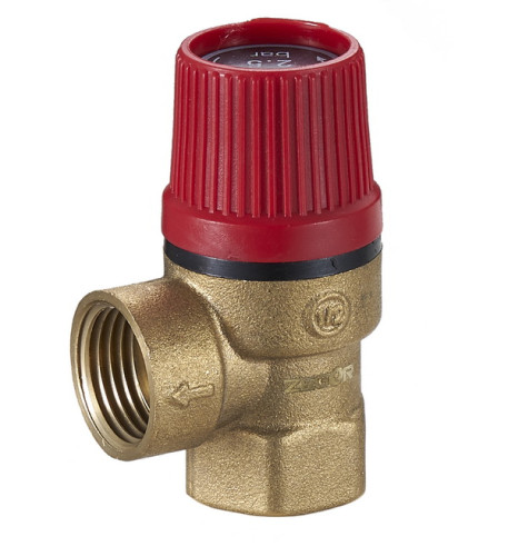 QS-3070,Предохранительный клапан, латунь,1/2*1/2. 3.0 BAR (100|1)