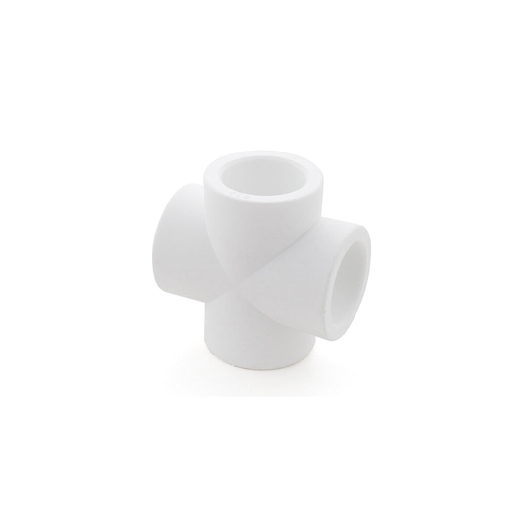 Крестовина PPR 25, PN25 белый, РТП 10592