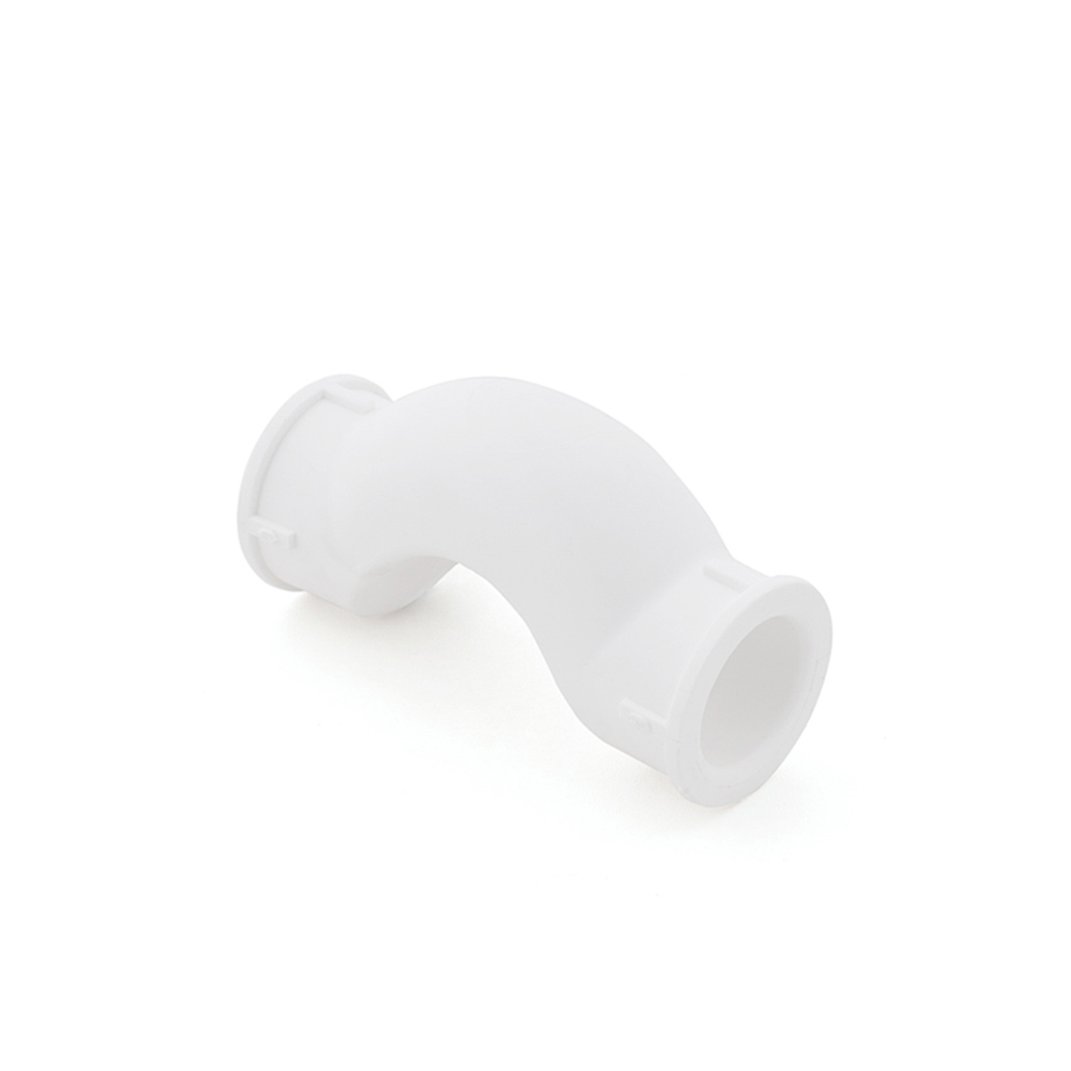 Обводное колено с муфтой короткое PPR 32,  белый, РТП 19766 (70/10)