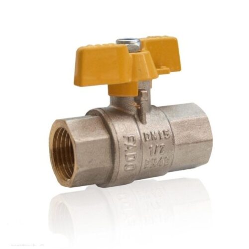 GB11,Кран газ латунный 1/2" (CW617N) полнопроходной ручка бабочка подкл гайка-гайка (БГГ) (120/20) GB11,Кран газ латунный 1/2" (CW617N) полнопроходной ручка бабочка подкл гайка-гайка (БГГ) (120/20)