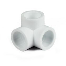 Тройник двухплоскостной PPR 20, PN25 белый, РТП 28079 (400/50)
