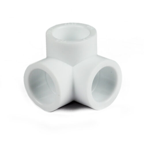 Тройник двухплоскостной PPR 20, PN25 белый, РТП 28079 (400/50)