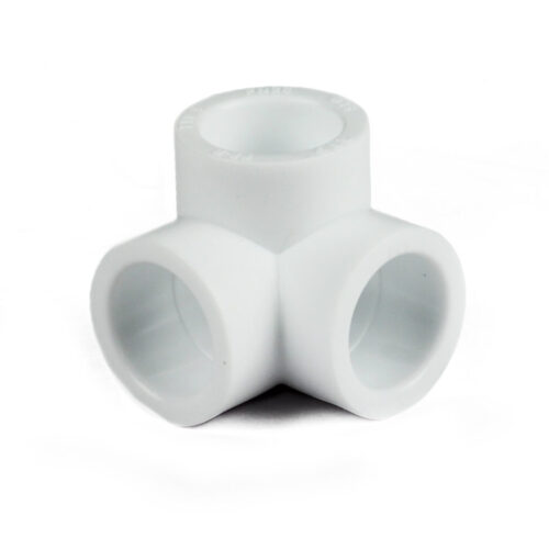 Тройник двухплоскостной PPR 20, PN25 белый, РТП (400/50)