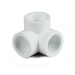 Тройник двухплоскостной PPR 25, PN25 белый, РТП 31204 (200/25)