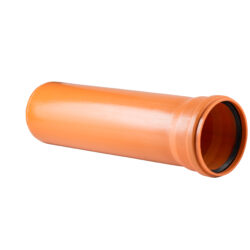 Труба гладкая, ПП, SN 4, Ø160 мм, S=4,9 мм, 500 мм 11217 (уп 4/1)