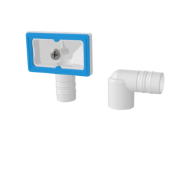 Е700-6 Перелив для евросифона квадратный