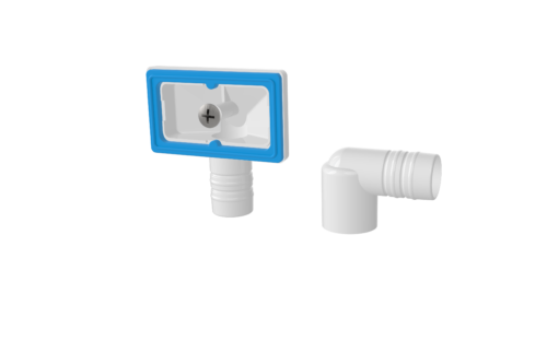 Е700-6 Перелив для евросифона квадратный