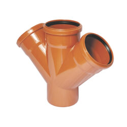 Крестовина наружной канализации одноплоскостная 110/110/110/45°, 36550 (уп 14/1)