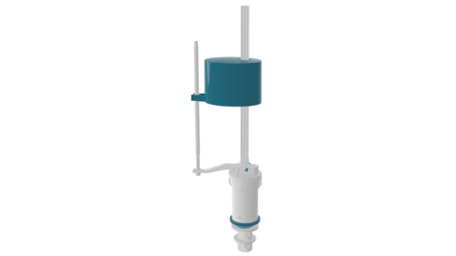 РС472-1 Поплавковый клапан нижней подачи воды, пластиковая резьба 1/2"