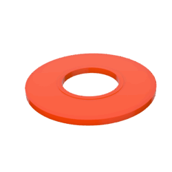 Е705-9 Мембрана силиконовая  для арматуры (SA416-3, SA416-6, SA480-2),мат изделия силикон (1000/25)