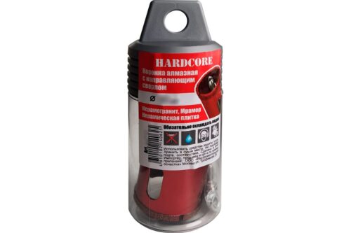 Коронка алмазная по керамограниту и мрамору с напр. сверлом 40мм "Hardcore" 154040 Коронка алмазная по керамограниту и мрамору с напр. сверлом 40мм "Hardcore" 154040