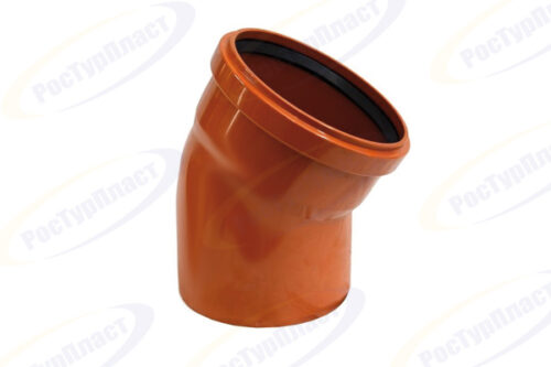 Отвод наружной канализации 110/30°, 36656 (уп 50/1)