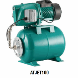 Насосная станция TAIFU ATJET 100 (чугун, 750 вт, Hmax40 метров,Qmax 50л/мин) всас 9м,г/а 24л
