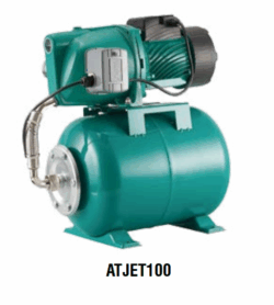 Насосная станция TAIFU ATJET 100 (чугун, 750 вт, Hmax40 метров,Qmax 50л/мин) всас 9м,г/а 24л