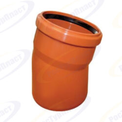 Отвод наружной канализации 110/15°, 36657 (уп 50/1)
