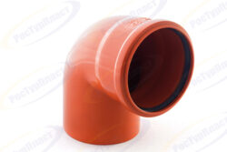 Отвод наружной канализации 110/87°, 36653 (уп 35/1)