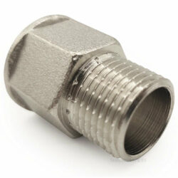 Переходник латунный 1/2"x1/2", RTP шестигранный ВН/НР 33625 ( уп 250/10)