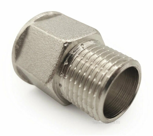 Переходник латунный 1/2"x1/2", RTP шестигранный ВН/НР 33625 ( уп 250/10)