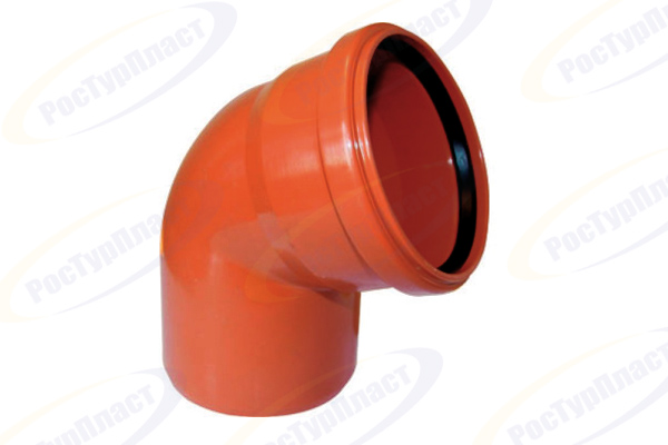 Отвод наружной канализации 110/67°, 36654 (уп 42/1)