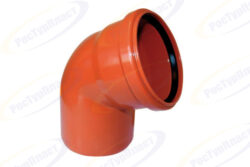 Отвод наружной канализации 110/67°, 36654 (уп 42/1)