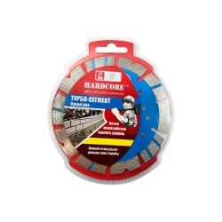Диск алмазный 230*2,8*14*22,23 бетон, жел-бетон "Hardcore" ТУРБО-СЕГМЕНТ 182230