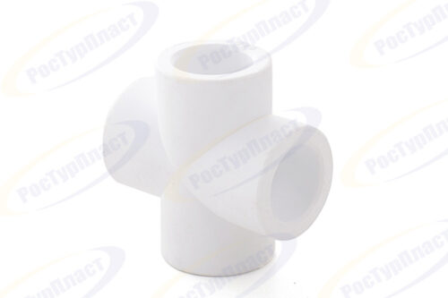Крестовина PPR 50, PN25 белый, РТП 28082, (уп 32/4) Крестовина PPR 50, PN25 белый, РТП 28082, (уп 32/4)