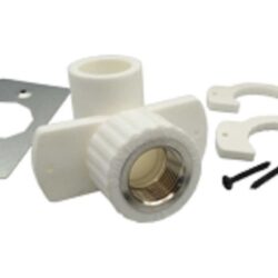 Угол комб. с планкой под гипсокартон, внутренняя резьба 20х1/2" 30008 (60/10)