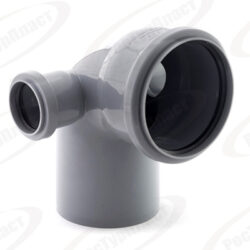Отвод левый/правый ВК ПП 110/50х87, короб, серый,РТП 36682 (25/1)*