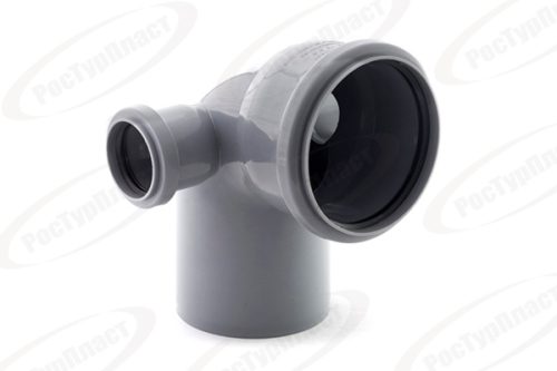 Отвод левый/правый ВК ПП 110/50х87, короб, серый,РТП 36682 (25/1)*