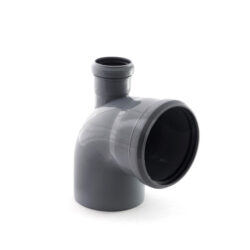 Отвод правый ВК ПП 110/50х45, короб, серый,РТП 36684 (35/1)