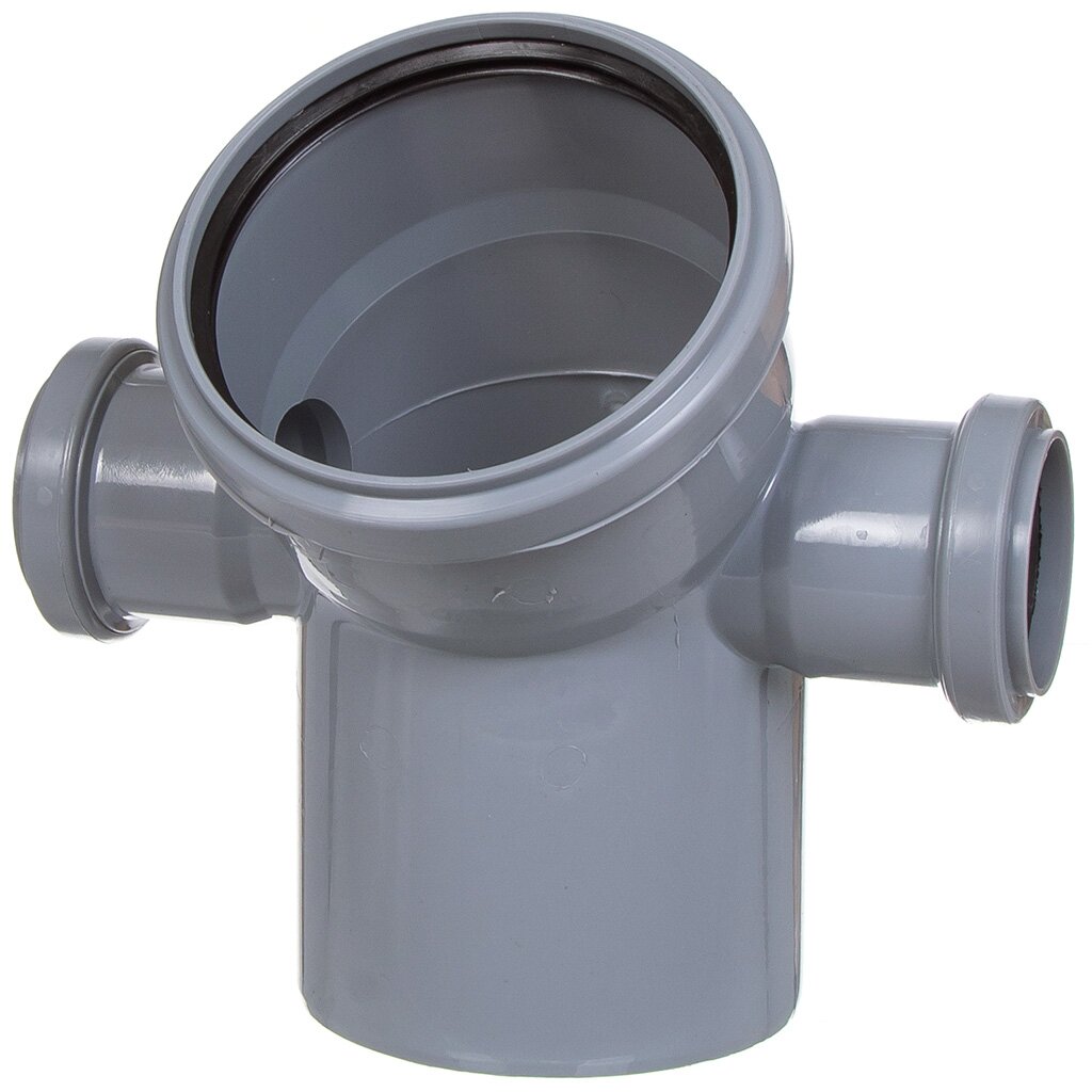 Отвод левый/правый ВК ПП 110/50х45, короб, серый,РТП 36685 (30/1)