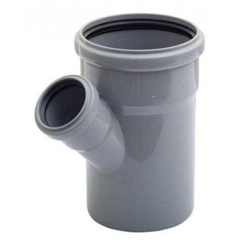 Тройник ВК ПП 110/50х45, короб, серый,РТП 36573 (45/1) Тройник ВК ПП 110/50х45, короб, серый,РТП 36573 (45/1)