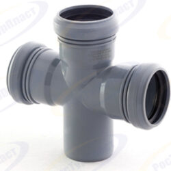 Крестовина одноплоскостная ВК ПП 50/50/50х87, короб, серый,РТП 36527 (50/1)