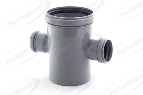 Крестовина одноплоскостная ВК ПП 110/50/50х87, короб, серый,РТП36481