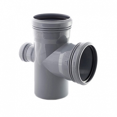 Крестовина одноплоскостная ВК ПП 110/110/50х87, короб, серый,РТП36476