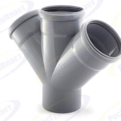 Крестовина одноплоскостная ВК ПП 110/110/110х45, короб, серый,РТП36470 (14/1)