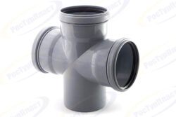 Крестовина одноплоскостная ВК ПП 110/110/110х87, короб, серый,РТП 36473 (18/1)