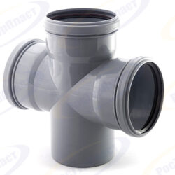 Крестовина одноплоскостная ВК ПП 110/110/110х87, короб, серый,РТП 36473 (18/1)