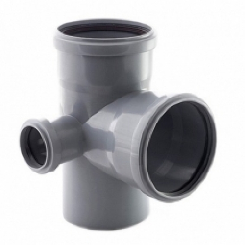 Крестовина двухплоскостная, левая ВК ПП 110/110/50х87, короб, серый,РТП36540