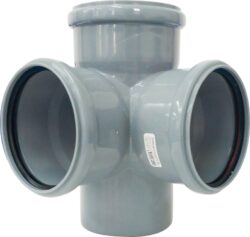 Крестовина двухплоскостная ВК ПП 110/110/110х87, короб, серый,РТП 36539 (20/1)