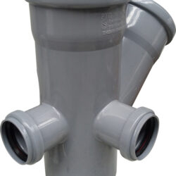 Крестовина двухплоскостная, правая/тыл ВК ПП 110/110/50/50х45, короб, серый,РТП 36535 (15/1)*