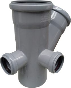 Крестовина* двухплоскостная, правая/тыл ВК ПП 110/110/50/50х45, короб, серый,РТП 36535 (15/1)