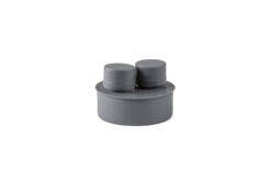 Аэратор ВК ПП 110, короб, серый,РТП 36293 (32/1)