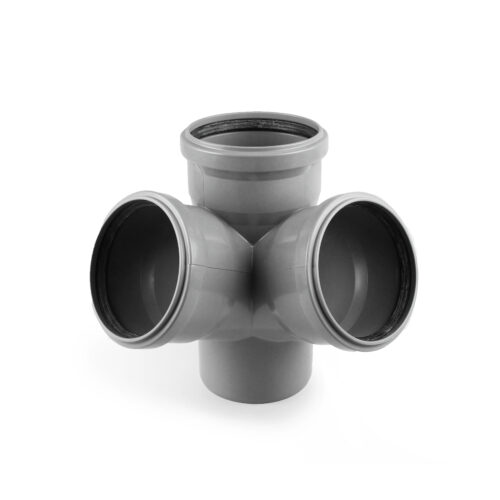 *Крестовина двухплоскостная ВК ПП 110/110/110х67, серый,G 33474 (10/1)*